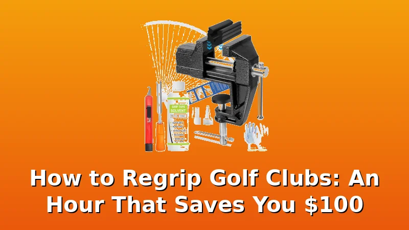How to Regrip Golf Clubs: An Hour That Saves You $100 - Birdie Dock review with measurements and honest opinion