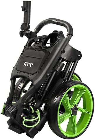 KVV 3 Wheel Foldable/Collapsible Golf Push Cart (B08FQYHX2Q)