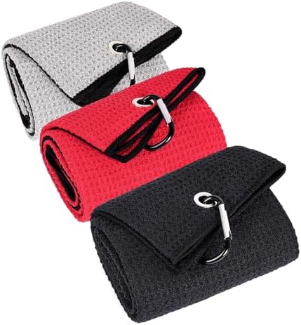 LUSTEMBER 3 Pack Large Golf Towels (B09TQF12BC)