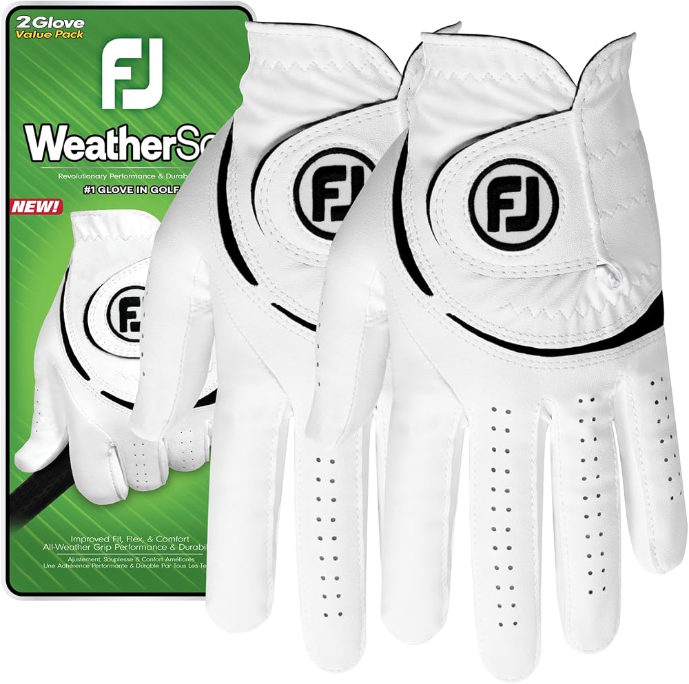 FootJoy Men's WeatherSof 2-Pack Golf Glove