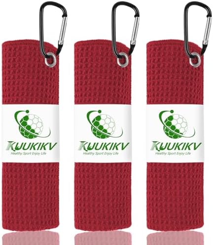 3 Pack 16-inch x 16-inch Golf Towels (B0DJS7DTDD)