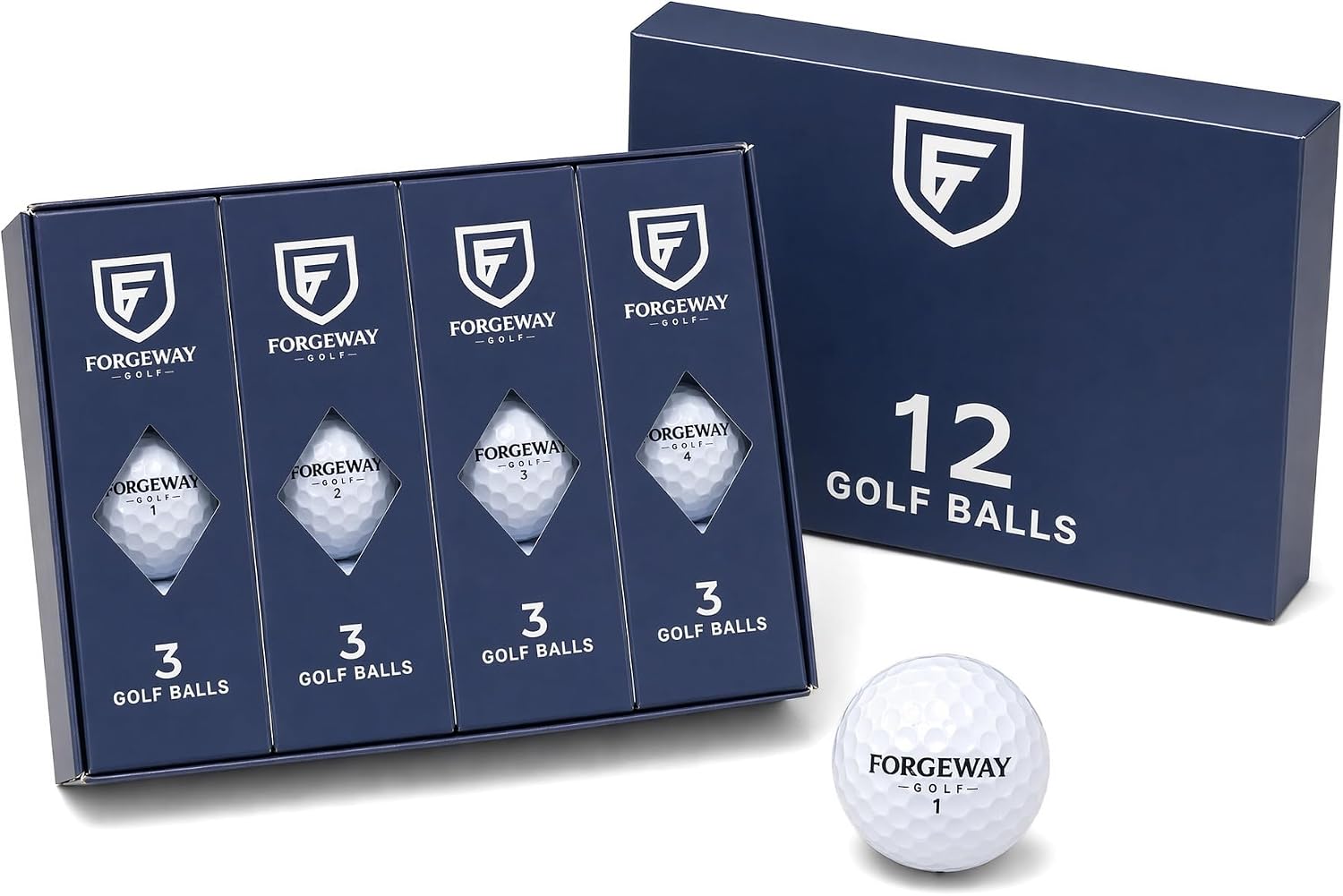 Long-Distance Golf Balls 12-Ball Pack